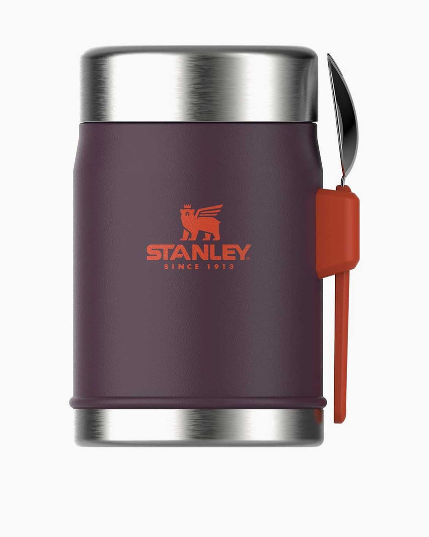 Stanley Efsane Klasik Seri-0.40 Litre Çelik Kaşıklı Yemek Termosu Plum