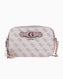 Guess Monogram Desenli Çapraz Askılı Çanta Light Rose Logo