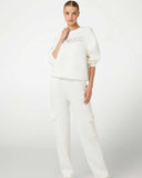 Guess Cecilia Kadın Aktif Scuba Sweatshirt Ocean Salt