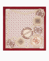 Guess Printed Kadın Eşarp Red