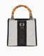 Guess Kerima Tote Mini El Çantası Natural / Coal Logo