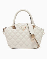 Guess Giully Mini Satchel El Çantası Off White