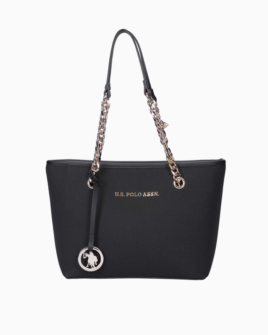Us Polo Assn Zincir Detaylı Omuz Çantası Siyah