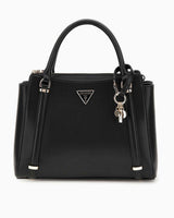 Guess Daryna Logolu Satchel El Çantası Black
