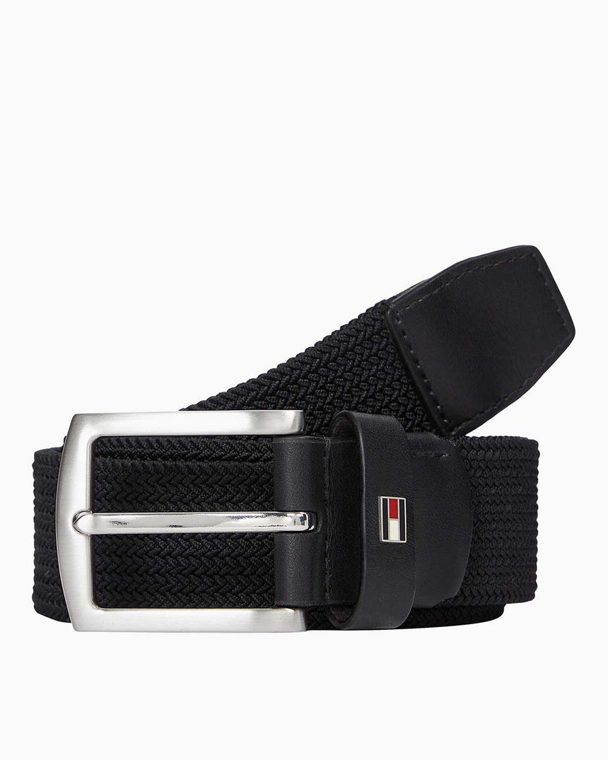 Tommy Hilfiger Denton Fixed Belt Kemer Black