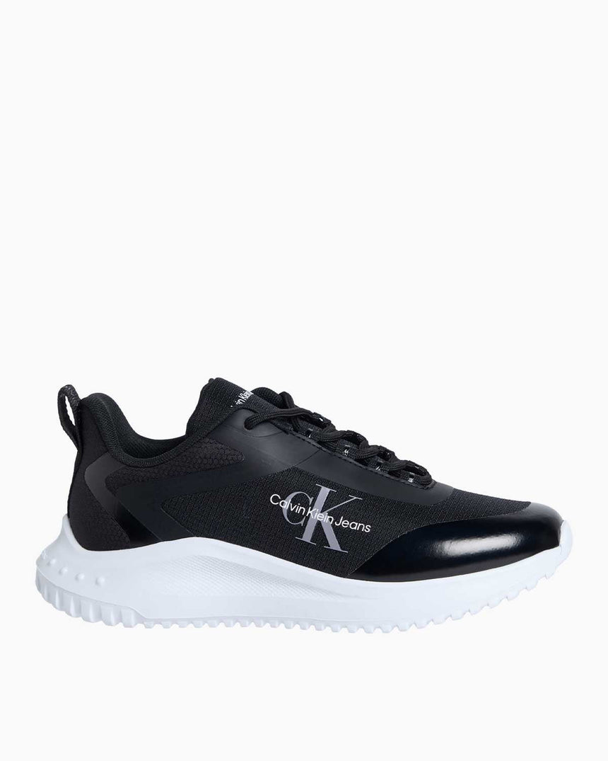 Calvin Klein Eva Runner Low Lace Mix Sneakers CK Black