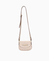 Us Polo Assn Desenli Çapraz Askılı Çanta Bej