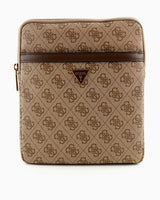 Guess Torino Monogram Logolu Çapraz Askılı Çanta Beige / Brown