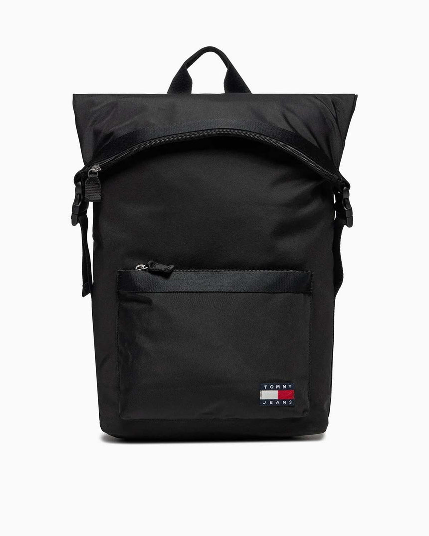 Tommy Hilfiger Daily Rolltop Backpack Sırt Çantası Black