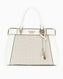 Guess Anadela Satchel El Çantası Natural/Off White