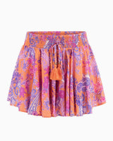 Guess Relaxed Bottoms Şort Ethnic Paisley Peach