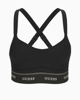 Guess Alba Kadın Fix Aktif Spor Sütyeni Jet Black A996