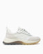 Calvin Klein Runner Lace Up Mesh Mix Kadın Sneaker White/Milky Green