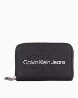 Calvin Klein Sculpted Zip Around Mono Cüzdan Black
