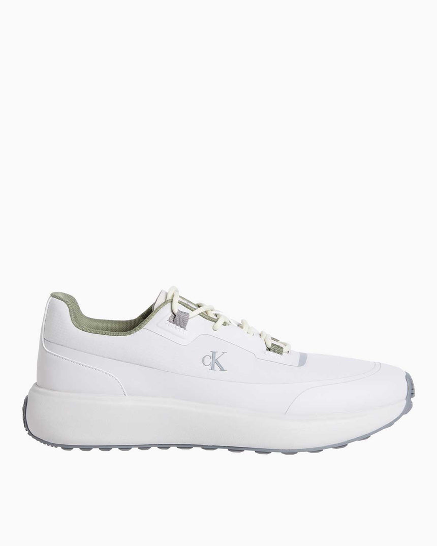 Calvin Klein Athleisure Runner Tech Ripstop Sneaker Oyster Mushroom/Turtle Dove/Mermaid