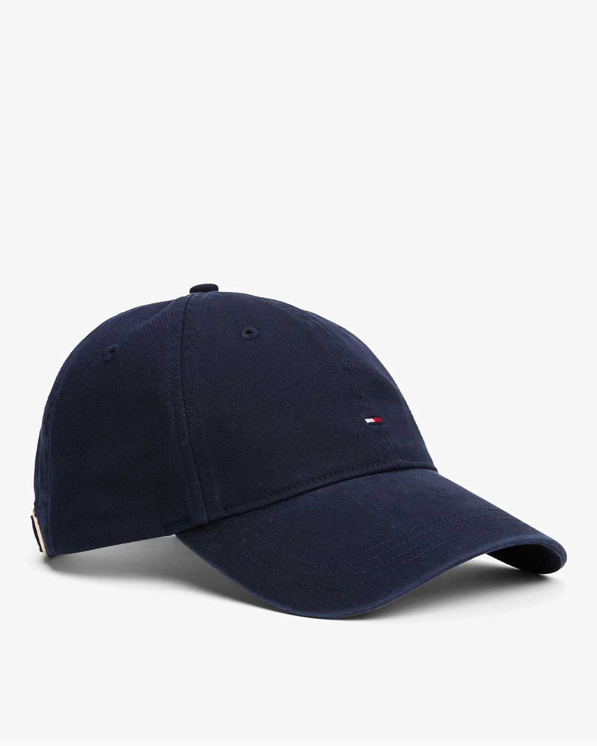 Tommy Hilfiger Essential Bayrak Logolu Kadın Yumuşak Şapka Space Blue