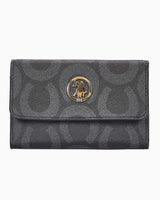 Us Polo Assn Desenli Cüzdan Siyah