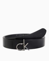 Calvin Klein Reversible Fixed Belt Kemer Black/Black Mono