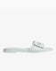 Calvin Klein Flat Slide Metal Logolu Terlik Milky Green