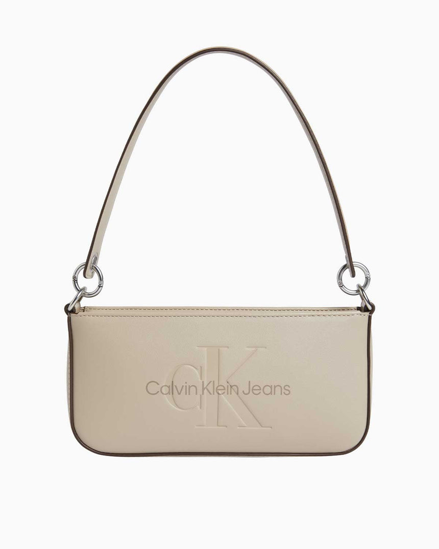 Calvin Klein Sculpted Shoulder Bag Omuz Çantası Crockery