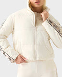 Guess New Jean Puffer Jack Kadın Aktif Mont Ocean Salt