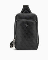 Guess Milano Monogram Çapraz Askılı Çanta Black