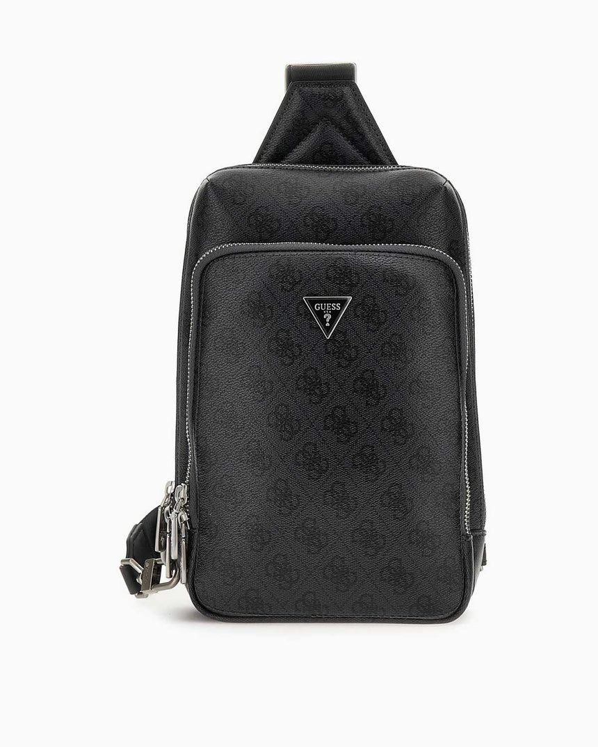 Guess Milano Monogram Çapraz Askılı Çanta Black