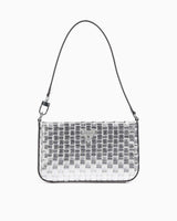 Guess Twiller Mini Shiny Omuz Çantası Silver