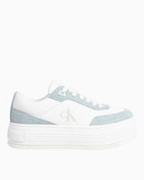 Calvin Klein Bold Flatform Low Top Sneaker Bright White/Blue Surf/Eggshell
