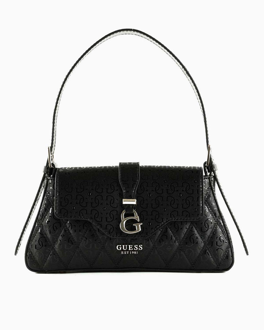 Guess Flap Shoulder Logolu Omuz Çantası