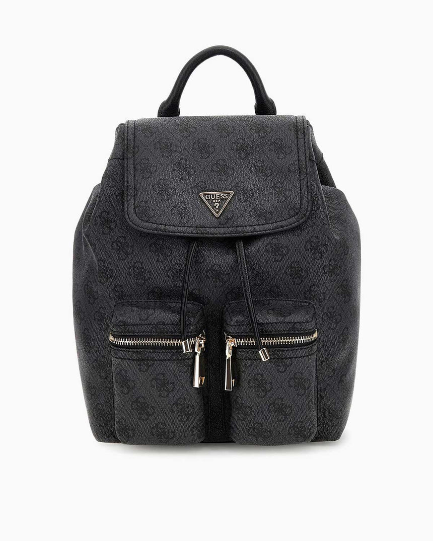 Guess Access Manhattan II Kadın Sırt Çantası Coal Logo