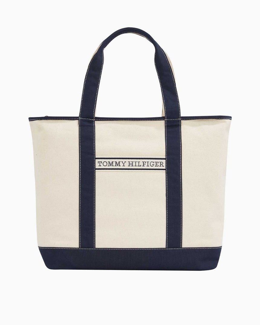 Tommy Hilfiger Summer Canvas Omuz Çantası Space Blue