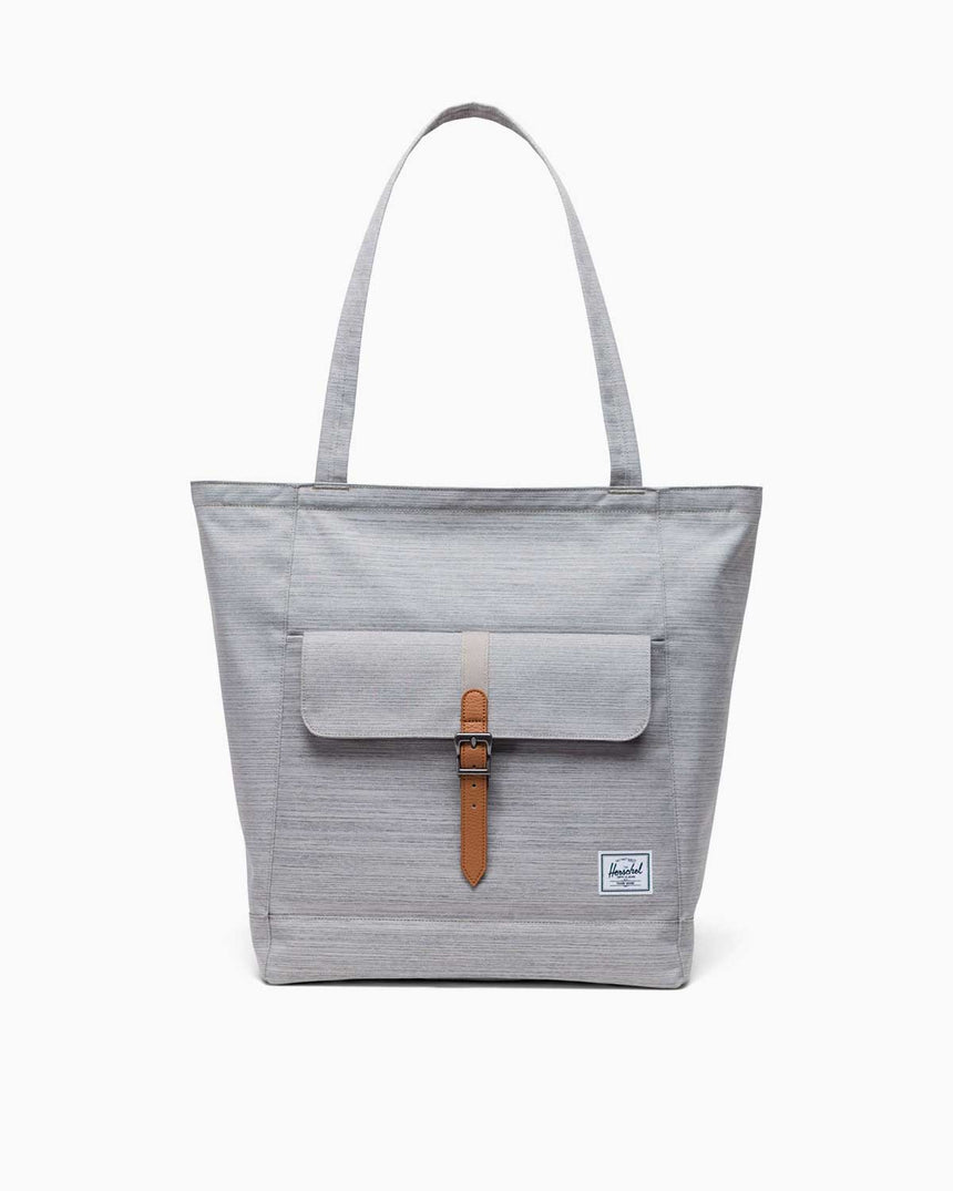 Herschel Retreat Tote Omuz Çantası Light Grey Crosshatch