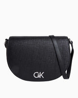Calvin Klein Saddle Logolu Çapraz Askılı Çanta CK Black