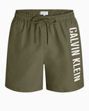Calvin Klein Drawstring Logolu Deniz Şortu Burnt Olive
