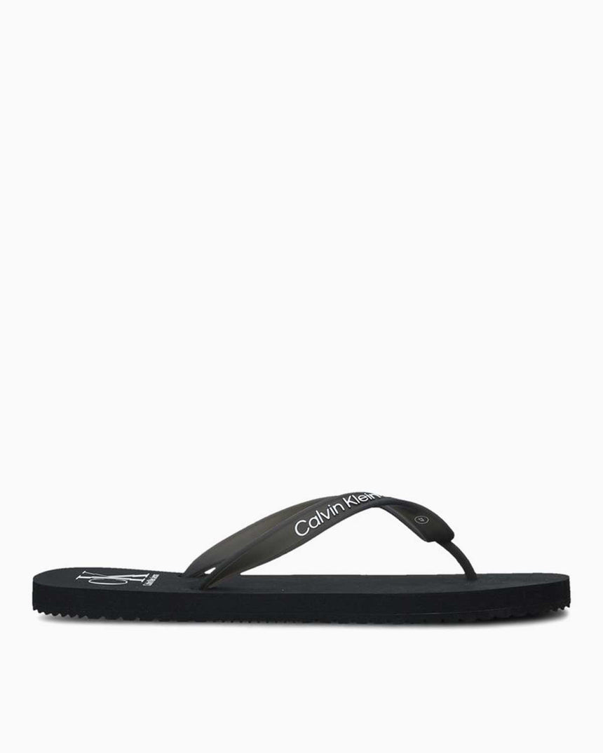Calvin Klein Beach Sandal Monologo Erkek Parmak Arası Terlik Black