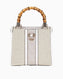 Guess Kerima Tote Mini El Çantası Natural / Dove Logo