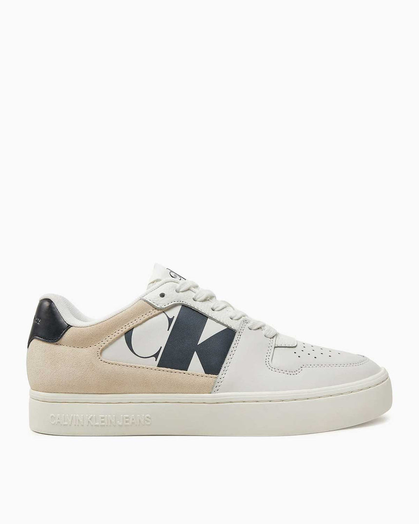 Calvin Klein Classic Cupsole Low Top Logolu Sneakers Bright White/Black