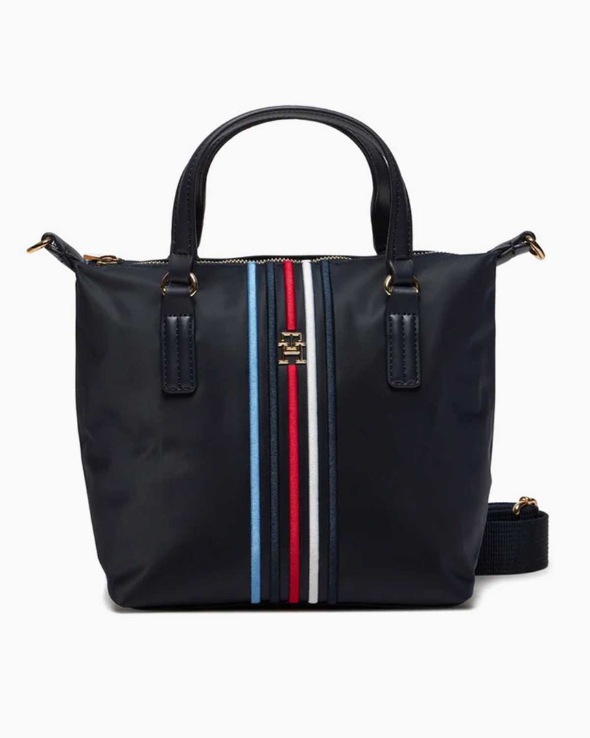 Tommy Hilfiger Poppy Small Tote Çapraz Askılı Çanta Blue