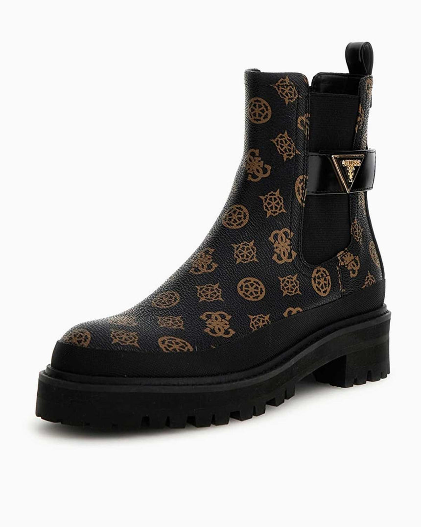 Guess Footwear Dress Logolu Bot Bronze / Black