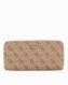 Guess Brenton Fermuarlı Büyük Boy Kadın Cüzdan Latte Logo