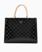 Guess Arnela Rugan Tote El Çantası Black Logo