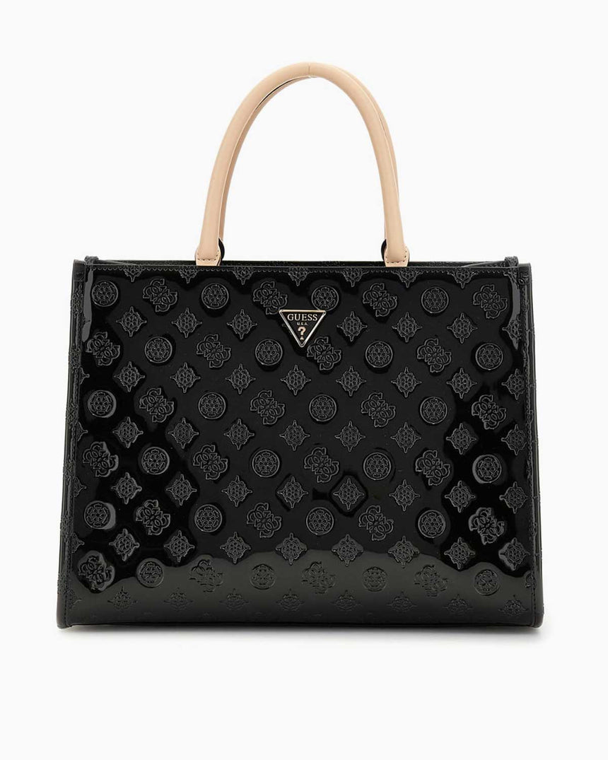 Guess Arnela Rugan Tote El Çantası Black Logo