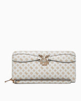 Guess Arlena Logo Slg Zip Around Large Cüzdan White Logo