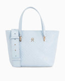 Tommy Hilfiger Refined Mini Tote El Çantası Breezy Blue
