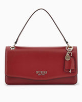Guess Eco Evanie Handle Flap Zincir Detaylı Omuz Çantası Red