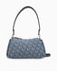 Calvin Klein Monogram Desenli Drop SM Kadın Çapraz Askılı Çanta BLUE INDIGO / ATMOSPHERE AOP
