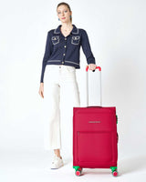 Benetton Orta Boy Valiz Kırmızı