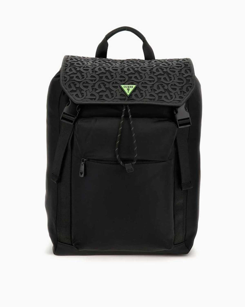 Guess Roma Flap Backpack Sırt Çantası Black