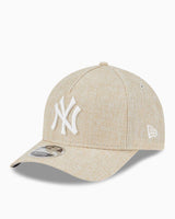New Era Cotton Weave NY Unisex Şapka Bej